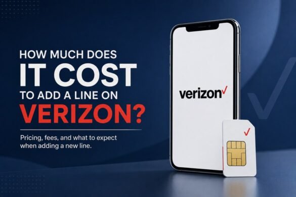 how much to add a line on verizon