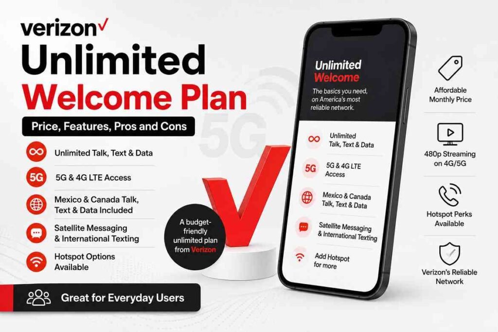 verizon unlimited welcome plan